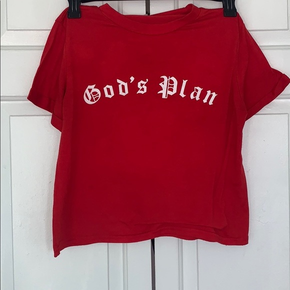 Red “God’s Plan” T Shirt - Picture 4 of 7